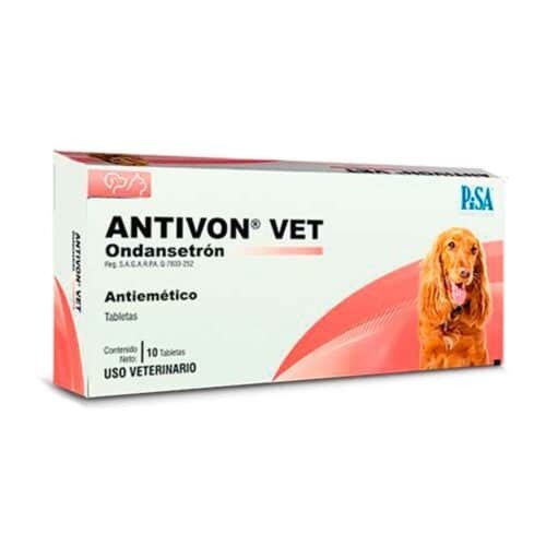 Antivon Vet, Ondansetrón 4 Mg., 10 Tabletas, Pisa