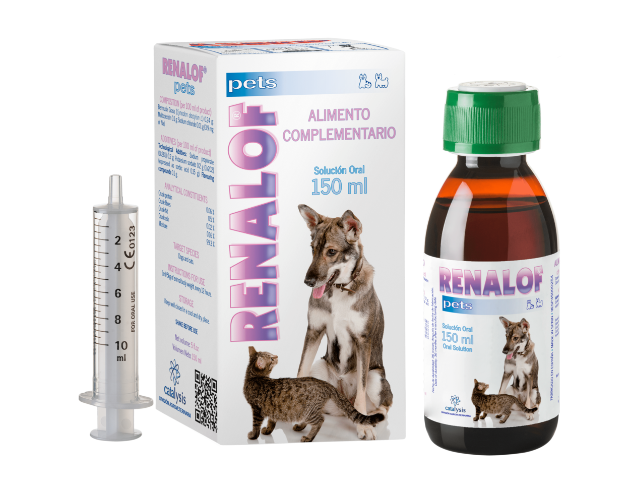 Renalof Pets Suplemento oral de 150ml MederiLab