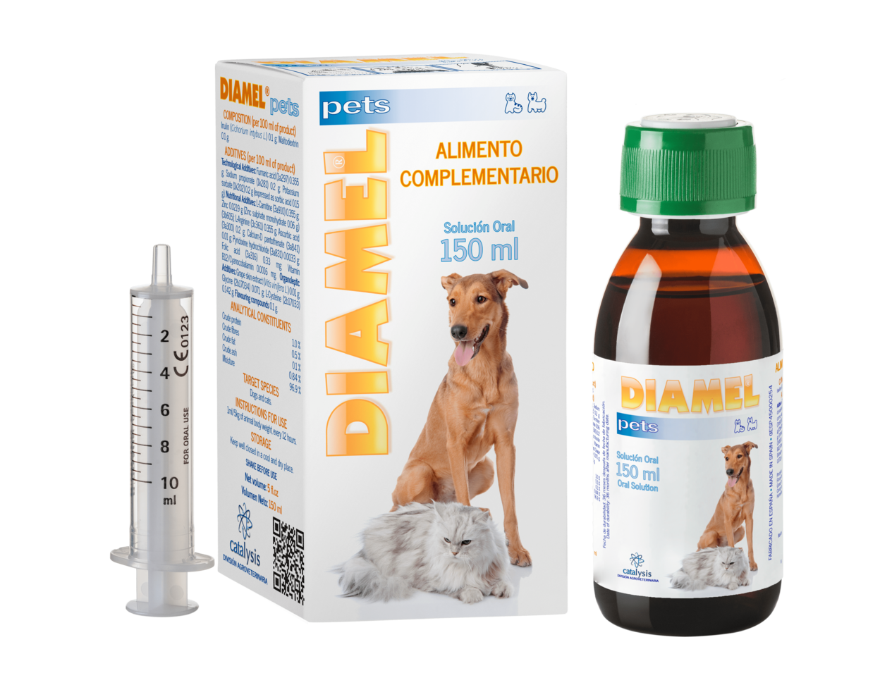 Diamel Pets Suplemento oral con 150 ml MederiLab