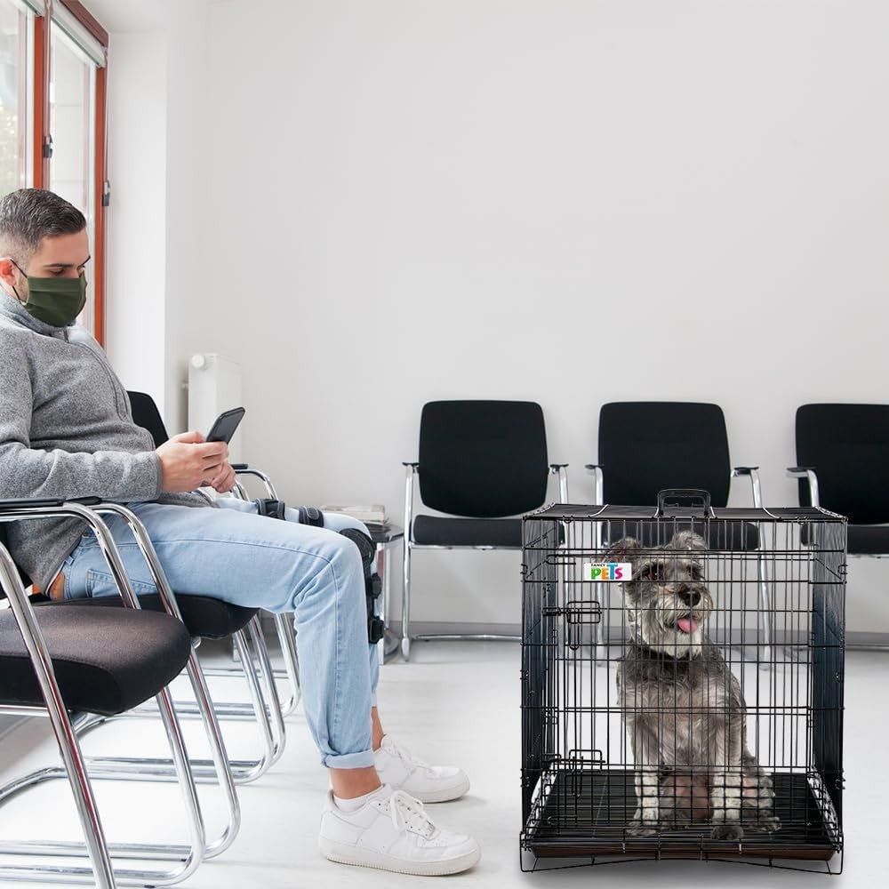 Fancy Pets Jaula Metálica Plegable Extra Grande