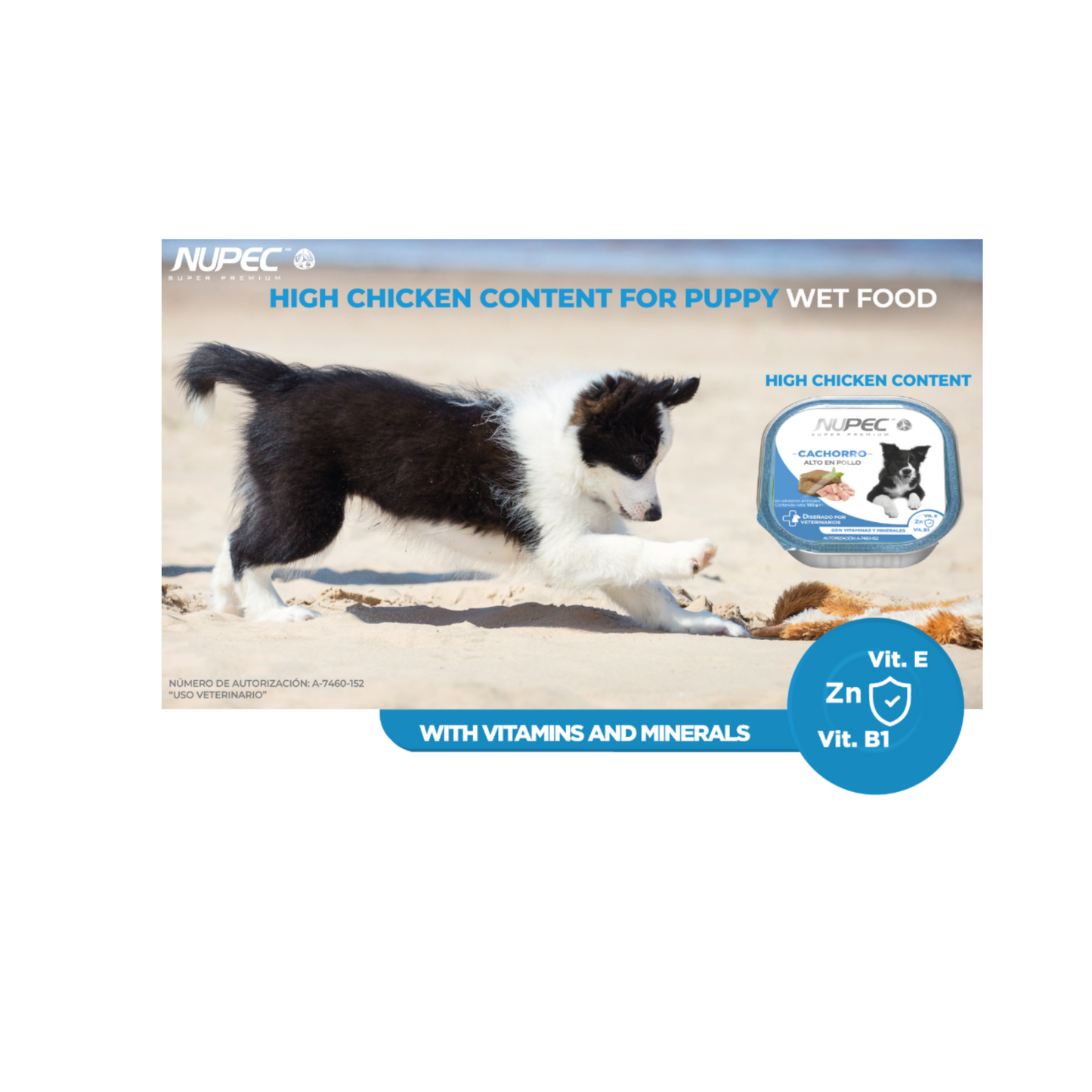 Nupec 20 Latas Alimento Húmedo para Cachorro 100 gr