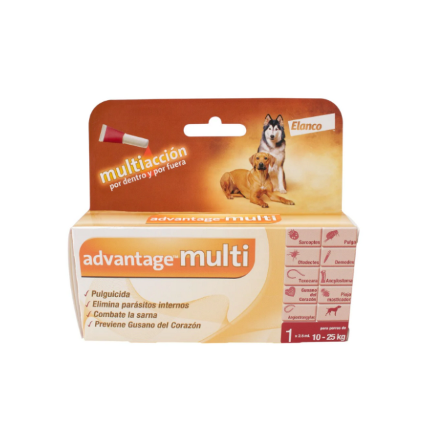 Advantage Multi 2.5 ml Perros 10 a 25 kg Elanco