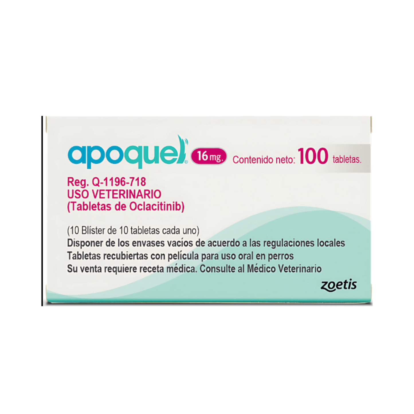 Apoquel 16 mg 100 Tabletas