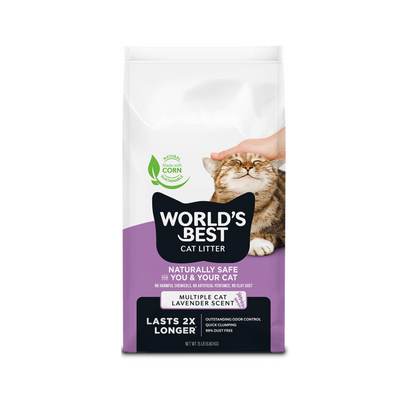 Arena World´s Best Lavender Scent Aroma Lavanda para Gatos 3.18 Kg