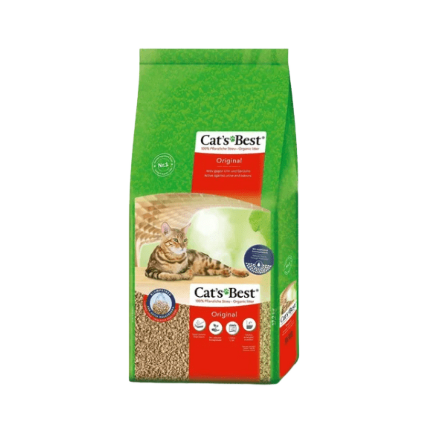 Arena para Gato Cat's Best 17.2 Kg