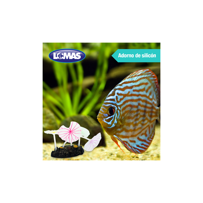 Arrecife de Coral Silicón Fluorescente Chico para Acuario | Decoración Pecera Agua Dulce y Salada Lomas
