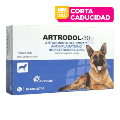 CORTA CADUCIDAD Artrodol 30 con 30 Tabletas Mederilab