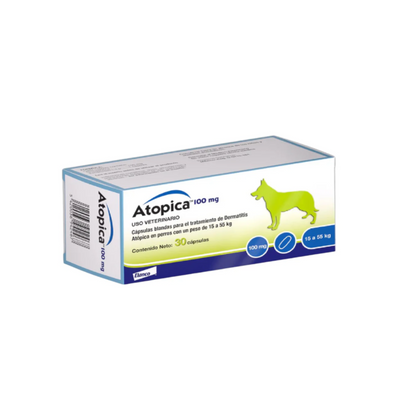 Atopica Ciclosporina 30 cápsulas de 100mg Elanco
