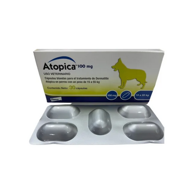 Atopica Ciclosporina 30 cápsulas de 100mg Elanco