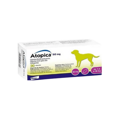 Atopica Ciclosporina 50 mg 30 Tabletas Elanco