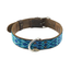 B and Kolor Collar Artesanal Menta Piel para Perro Mediano