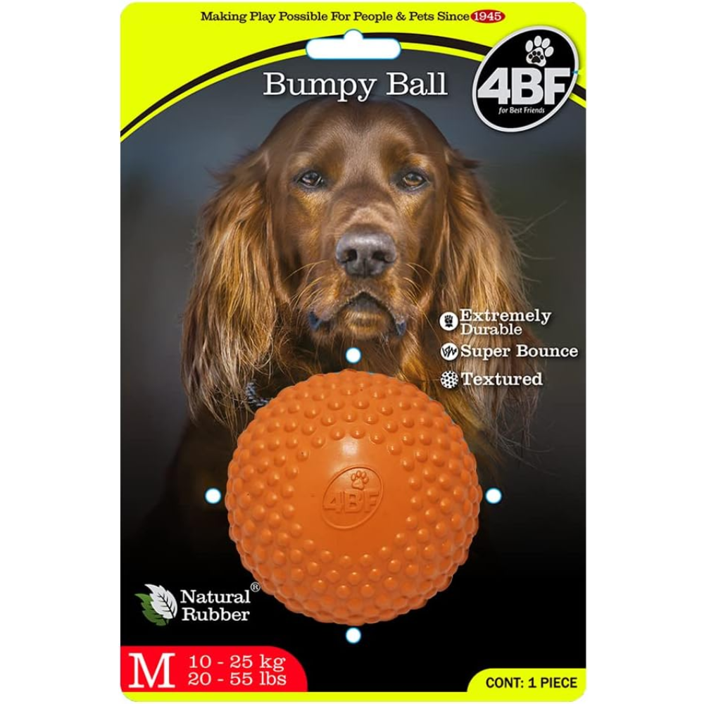 Bumpy Ball Pelota Perro Naranja Med