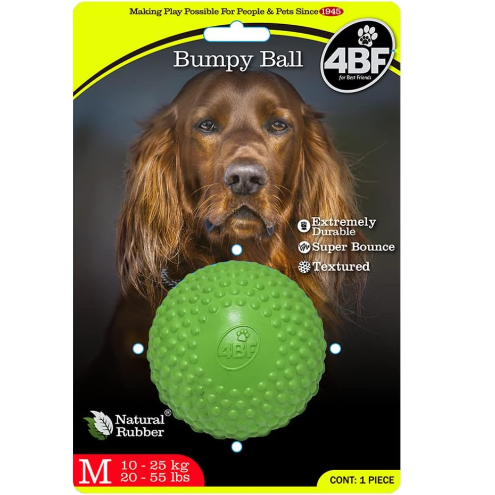 Bumpy Ball Pelota Perro Verde Med