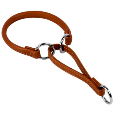 Glamour Collar Martingale Choke Café Para Perro Talla G