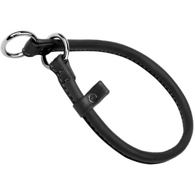 Glamour Collar Corredizo Jerk Choke Color Negro Para Perro Talla XG