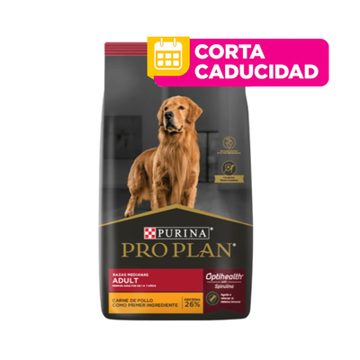 CORTA CADUCIDAD 01/05/2026 Pro Plan Adulto Raza Mediana Optihealth 3Kg.