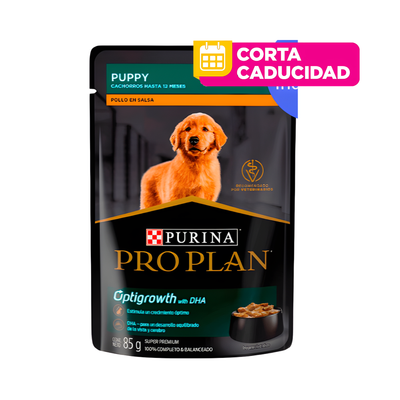 CORTA CADUCIDAD 01/06/2026 Pro Plan 1 Pouch Puppy Receta de Pollo