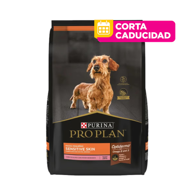 CORTA CADUCIDAD 01/06/2026 Pro Plan Sensitive Skin Adulto Raza Pequeña Con Optiderm 7.5 kg