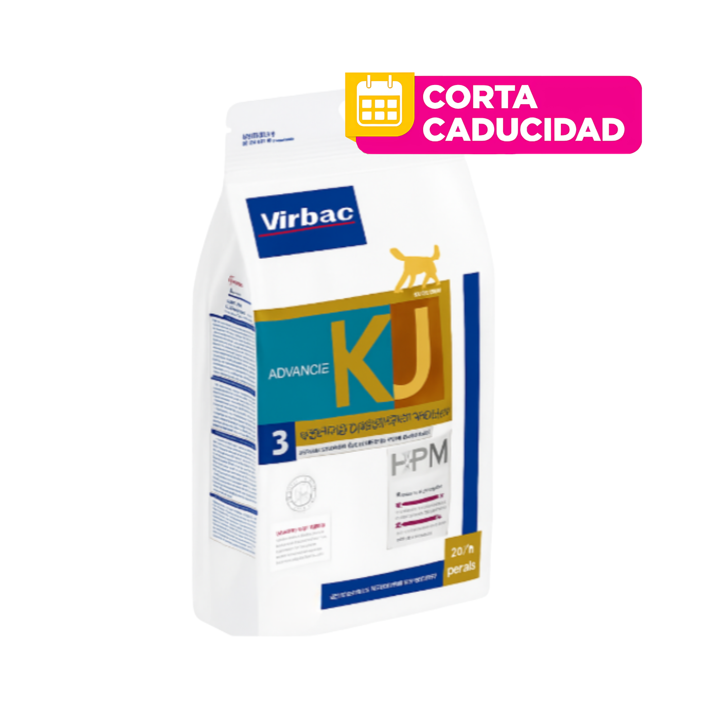 CORTA CADUCIDAD 02/07/2026 Virbac HPM Alimento Seco para Gato Advance Kidney and Joint 1.5 Kg