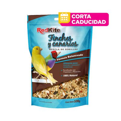 CORTA CADUCIDAD 20/06/2026 Mezcla de Semillas para Finches y Canarios 500g