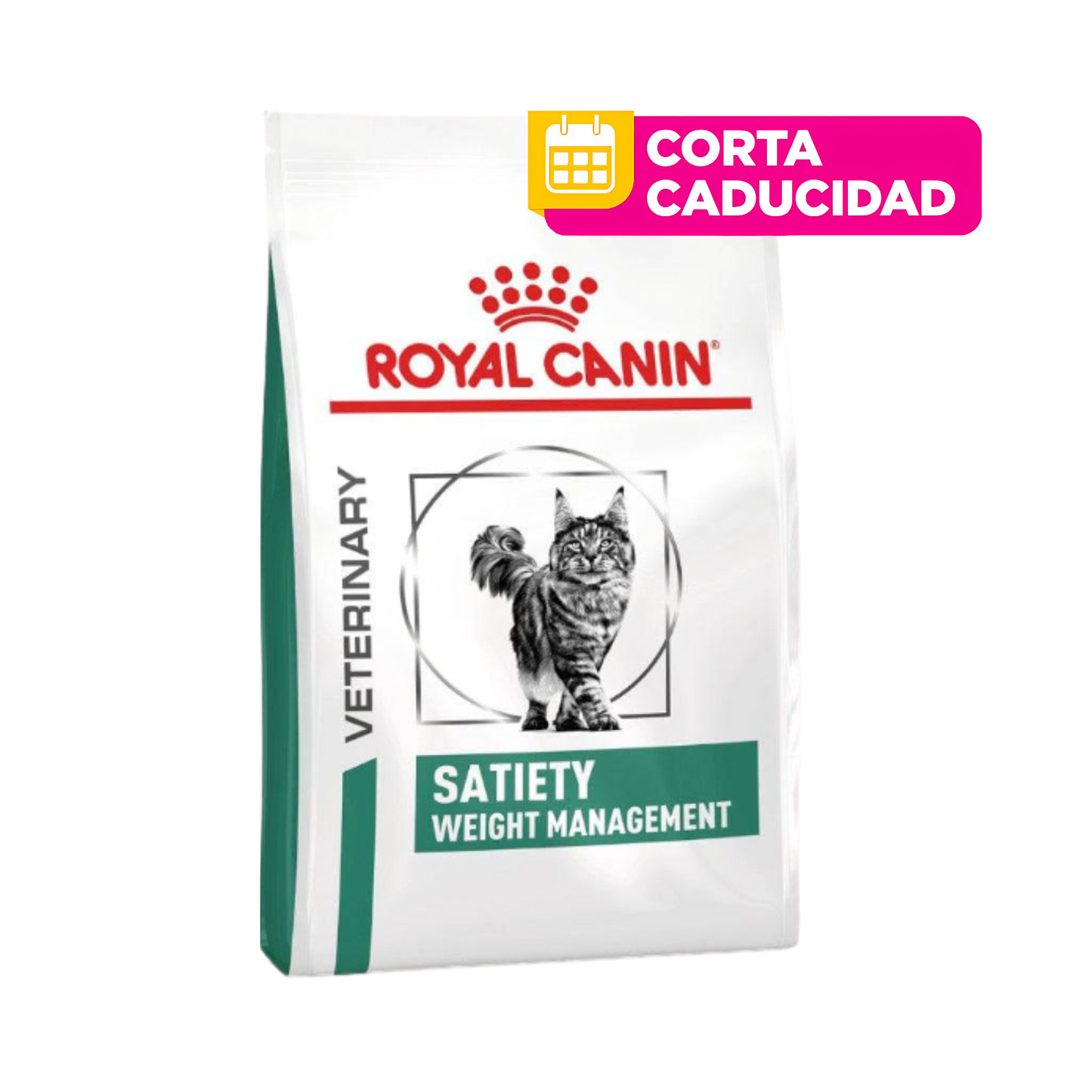 CORTA CADUCIDAD 22/sep/2026 Royal canin satiety support gato 3.5 kg