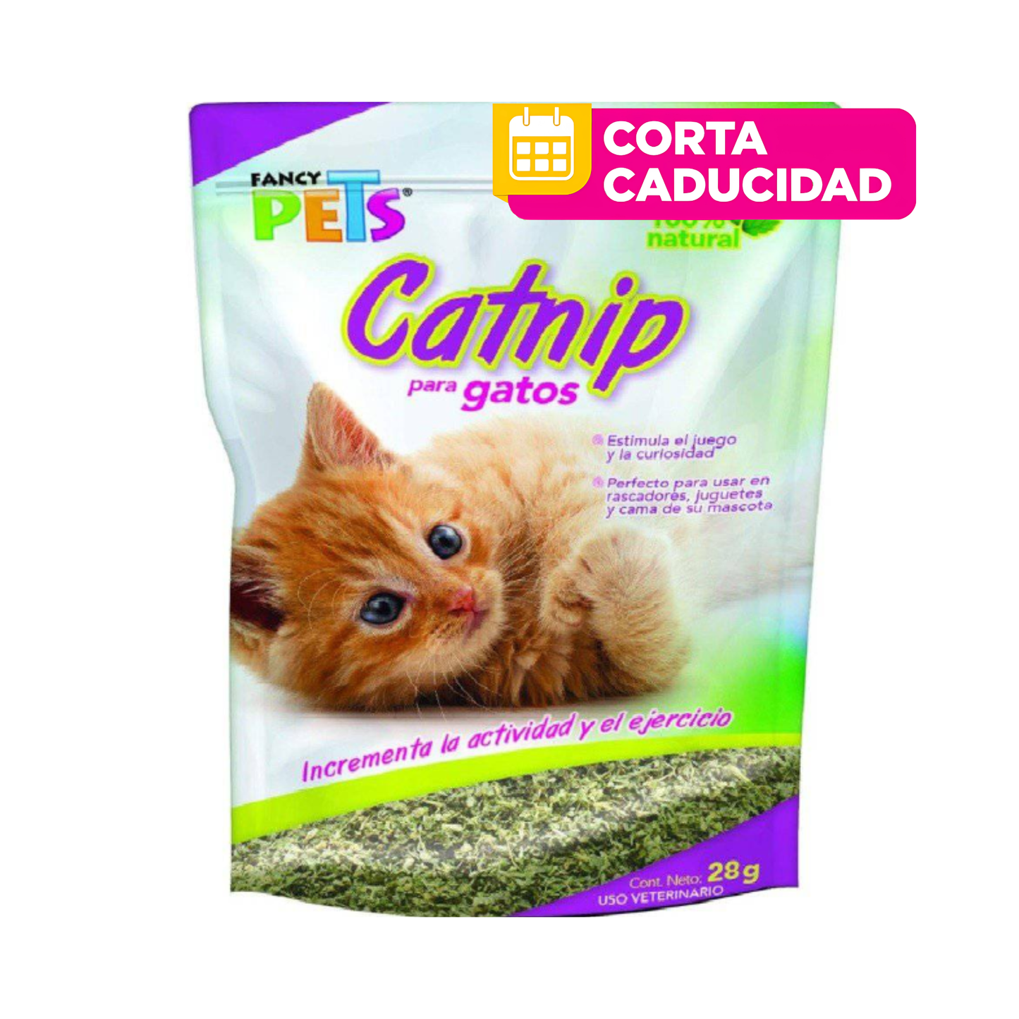 CORTA CADUCIDAD 27/07/2026 Catnip para Gatos 28 gr Fancy Pets