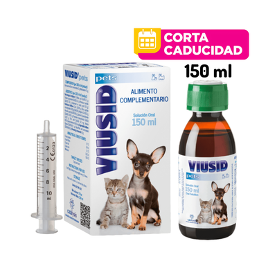 CORTA CADUCIDAD 30/06/2026 Viusid Pets Suplemento oral con 150 ml MederiLab