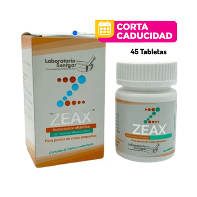 CORTA CADUCIDAD 30/06/2026 Zeax Razas Pequeñas con 45 Tabletas