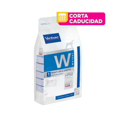 CORTA CADUCIDAD 30/07/2026 Virbac HPM Dog Weight Loss & Diabetes 12 Kg