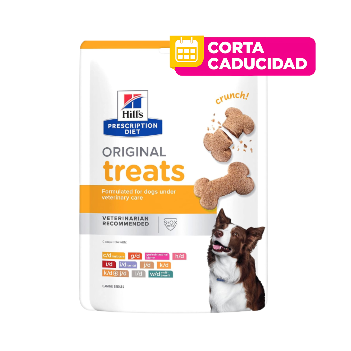 CORTA CADUCIDAD 31/07/2026 1 Hill's Prescription Diet Original Treats para Perros 311g