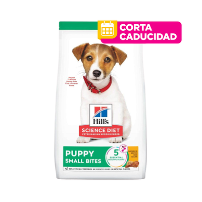 CORTA CADUCIDAD 31/07/2026 Hill's Science Diet Puppy Small Bites Alimento para Perro 2Kg