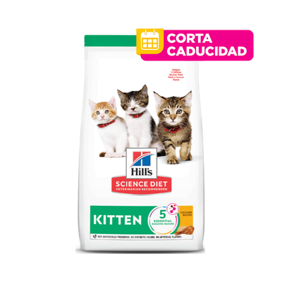 CORTA CADUCIDAD 31 Ago 2026 - HILL'S SCIENCE DIET KITTEN HEALTHY DEVELOPMENT 1.6 KG