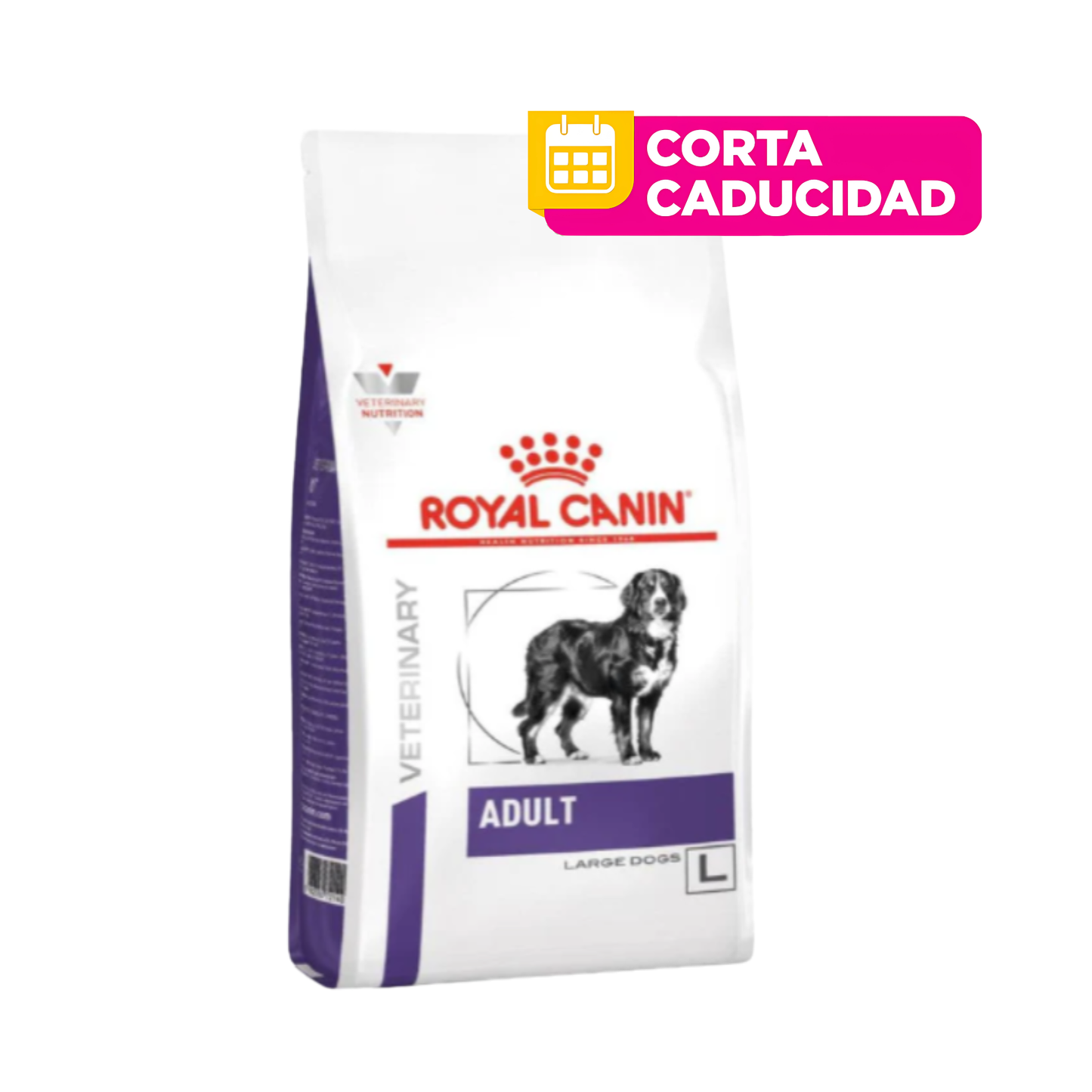 CORTA CADUCIDAD 31 Ago 2026 - ROYAL CANIN VET ADULT LARGE DOG 12 KG