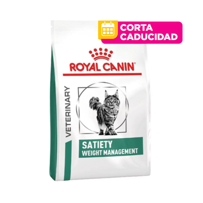 CORTA CADUCIDAD 31 Ago 2026 - ROYAL VET SATIETY SUPPORT FELINE 1.5 KG.