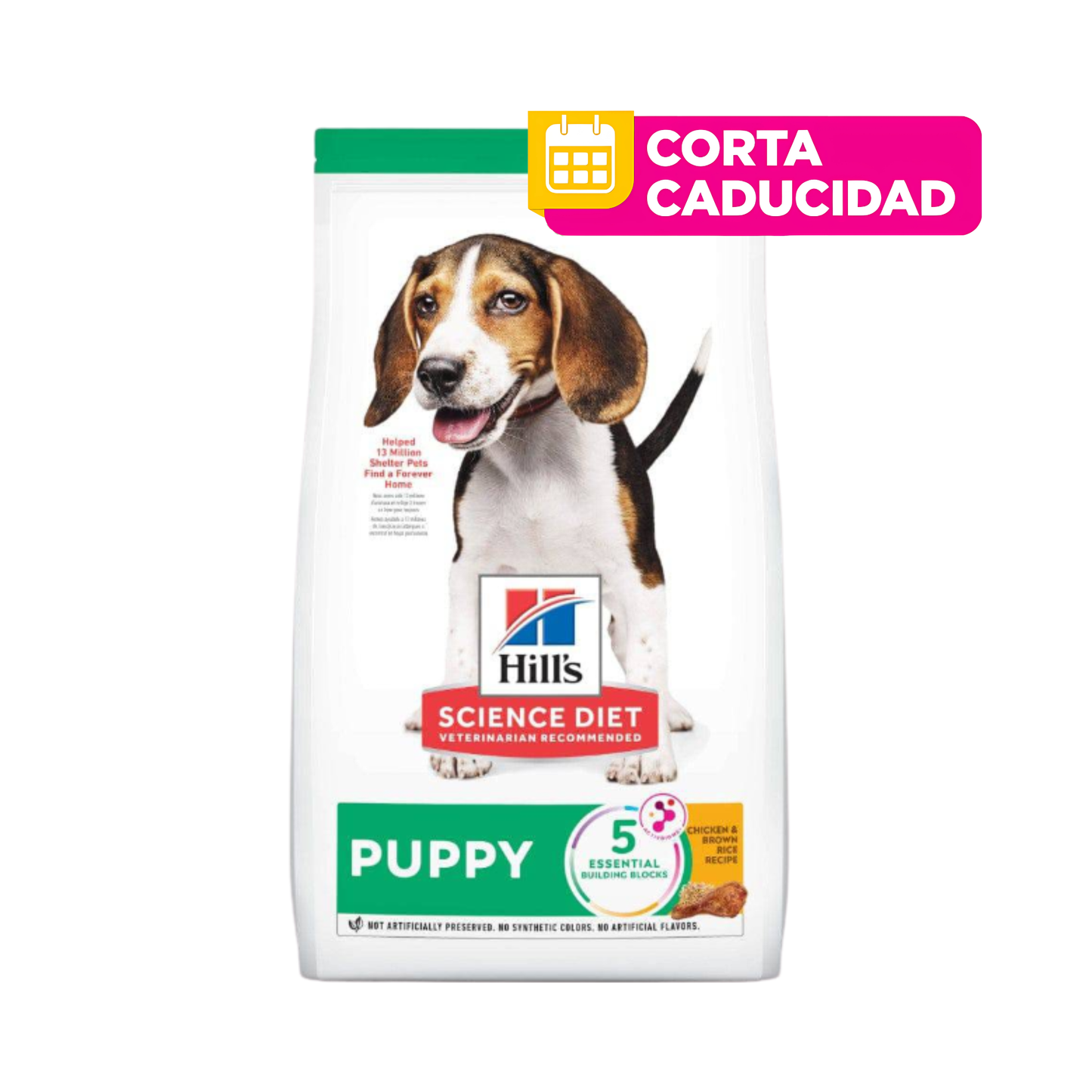 CORTA CADUCIDAD 31/ago/2026 Hill's Science Diet Puppy Original Sabor Pollo para Perro Cachorro 2Kg