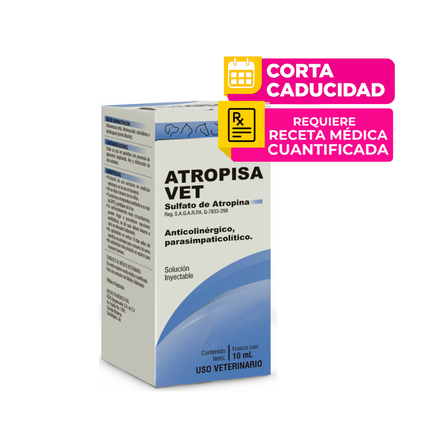 CORTA CADUCIDAD Atropisa Vet Frasco con 10 ml Pisa