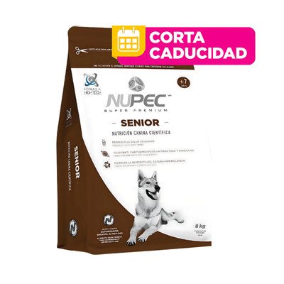CORTA CADUCIDAD Nupec Senior Razas Grandes y Medianas 8 Kg