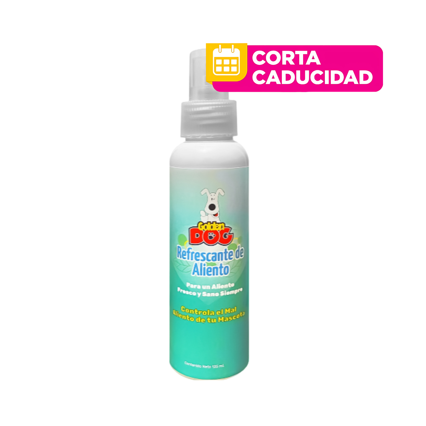 CORTA CADUCIDAD 30/09/2026 Refrescante de Aliento para Mascota 125 ml Golden Dog