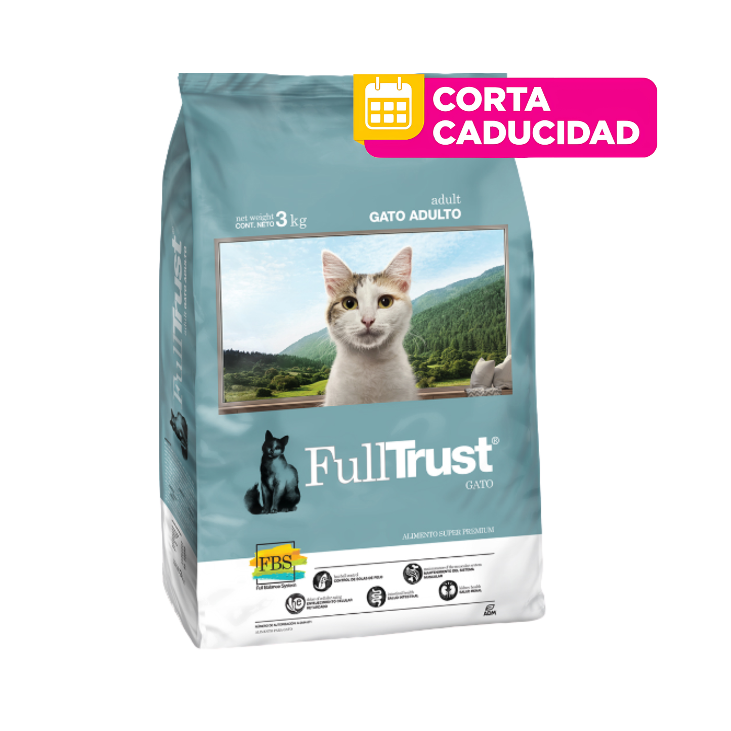 CORTA CADUCIDAD 30/sep/2026 FullTrust Gato Adulto 3 kg