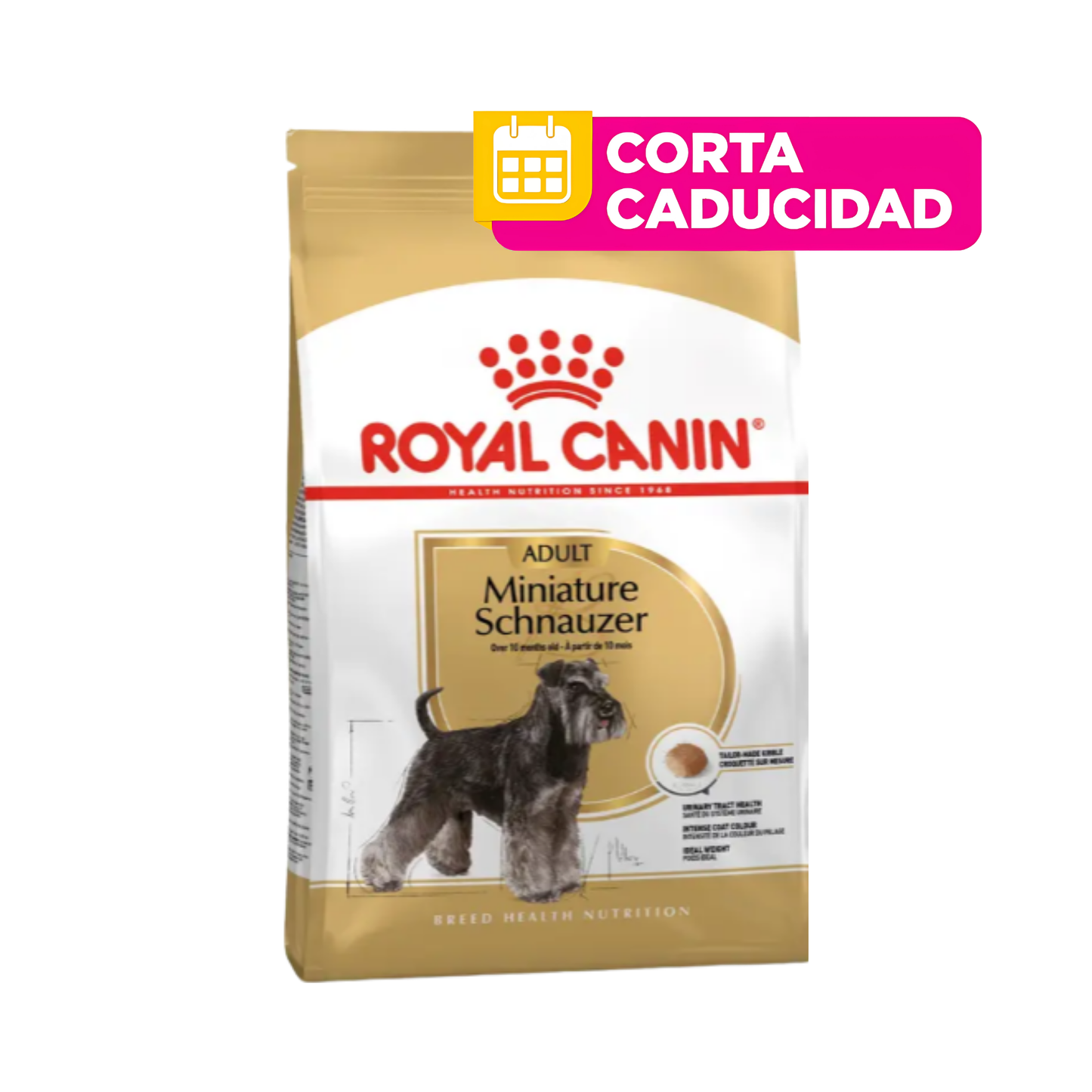 CORTA CADUCIDAD 02/10/2026 Royal Canin Perro Schnauzer Miniatura Adulto 4.5 kg
