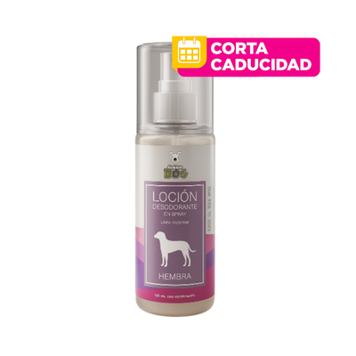 CORTA CADUCIDAD 30/09/2026 Loción Desodorante en Spray, Hembra 150 Ml