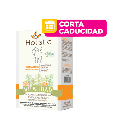 CORTA CADUCIDAD Holistic Kit de Aromaterapia Vitalidad 60 ML Naturance