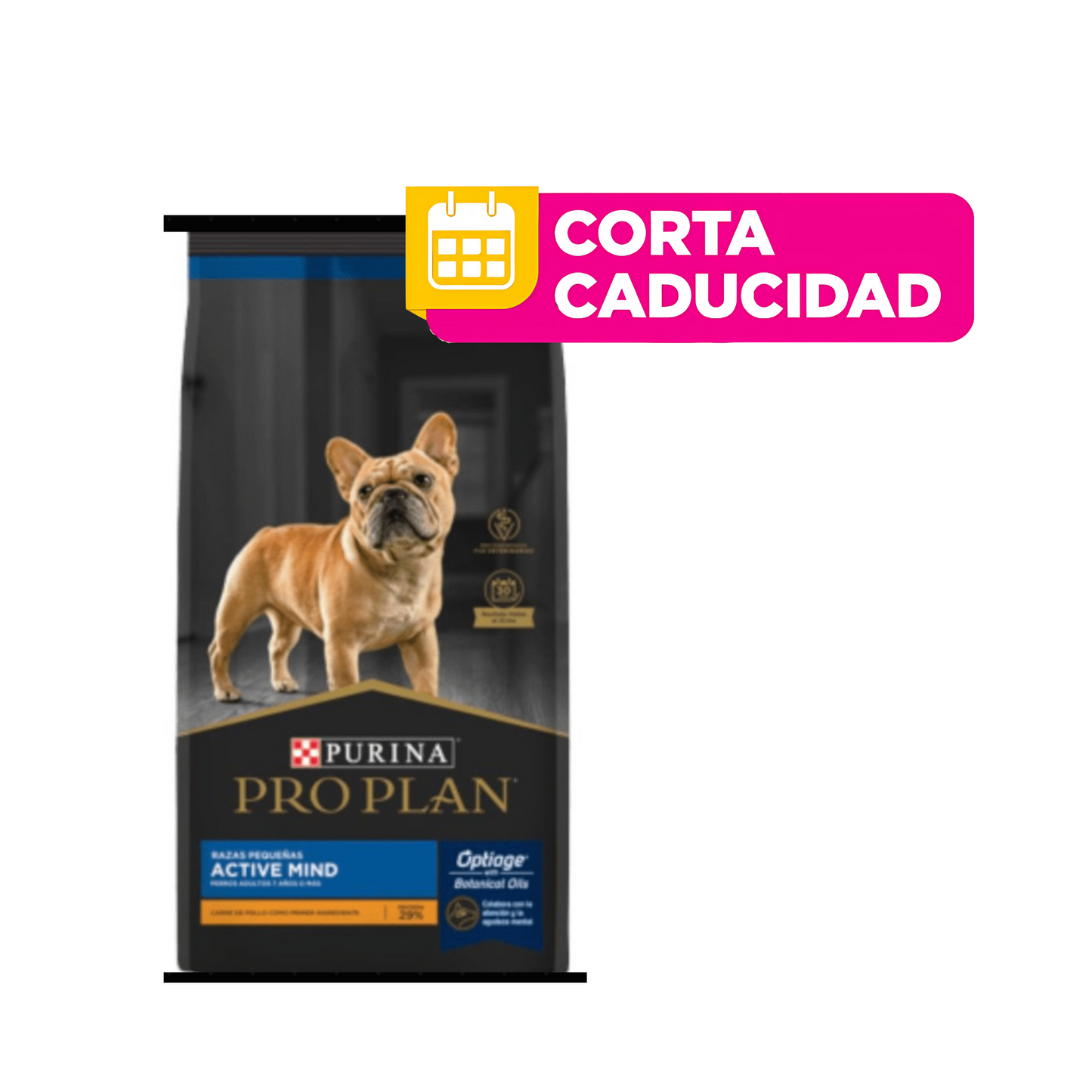 CORTA CADUCIDAD Pro Plan perro senior Raza Pequeña Active Mind Optiage 3 kg