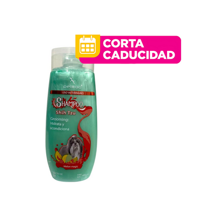 CORTA CADUCIDAD Shampoo para shih tzu Aroma Melon Magic 400 ml