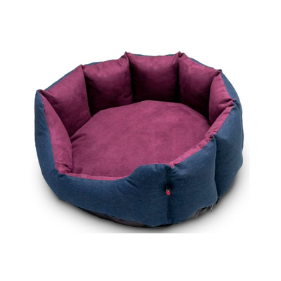 Cama para Mascota Menguante Denimpets Color Morado Talla S  Canigatinos