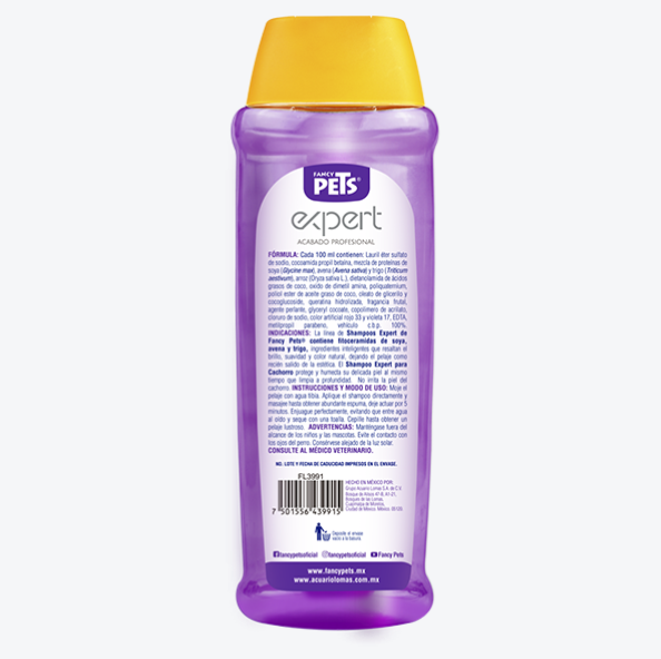 Shampoo para Cachorro Expert 500 Ml., Fancy Pets