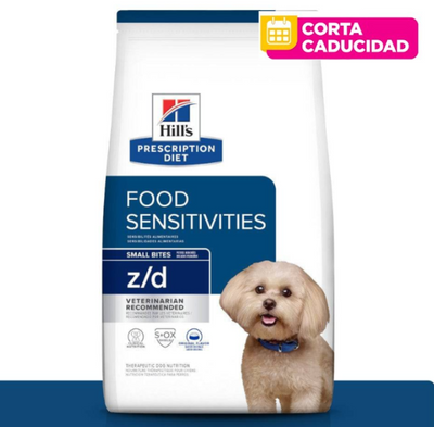 CORTA CADUCIDAD 30/04/2026 Hill's Prescription Diet z/d Small Bites, Sensibilidades Alimentarias, para Perro, 3.2 Kg