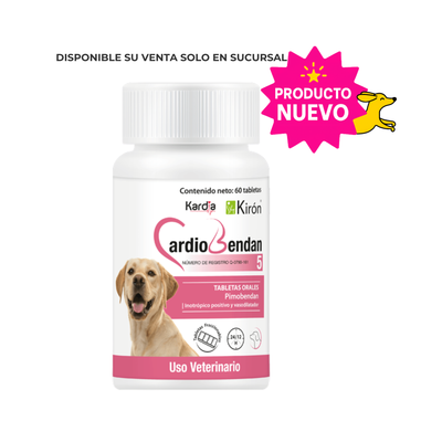 CardioBendan 5 Pimobendan 60 tabletas para perros - Kirón