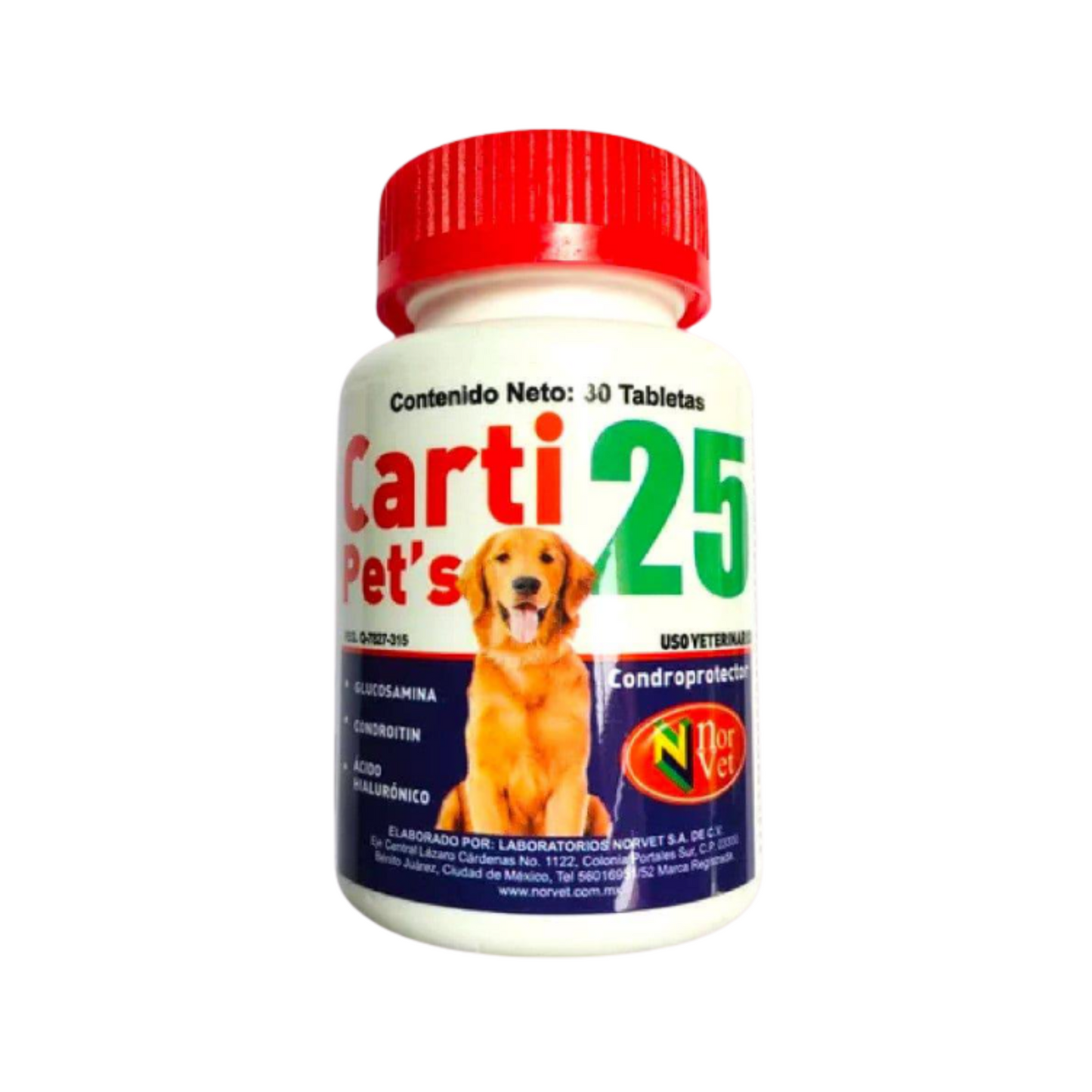 Carti Pets 25 Condroprotector con 30 tabletas