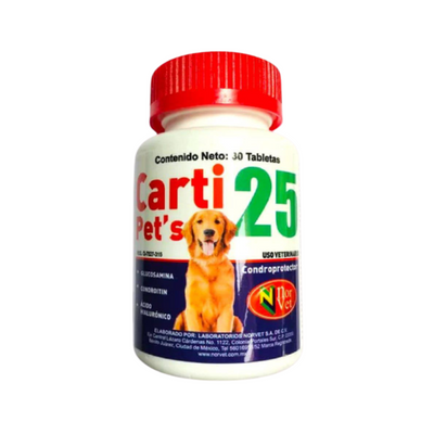 Carti Pets 25 Condroprotector con 30 tabletas